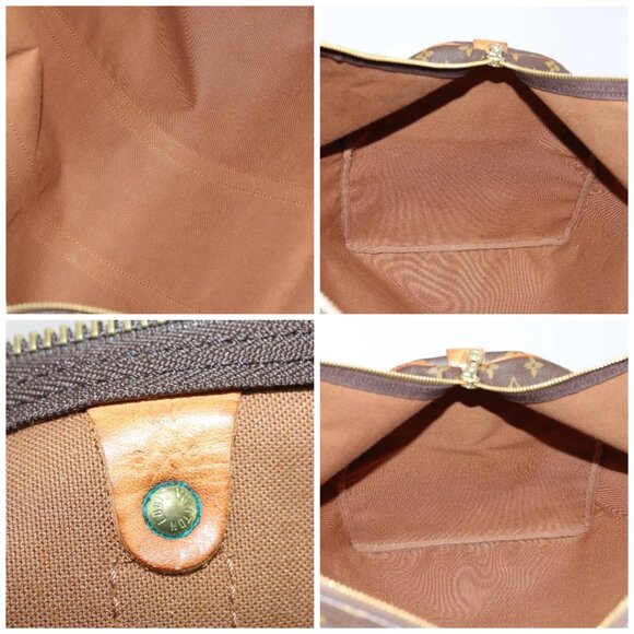 LOUIS VUITTON Monogram Keepall 60 Boston Bag Vintage - Picture 15 of 16